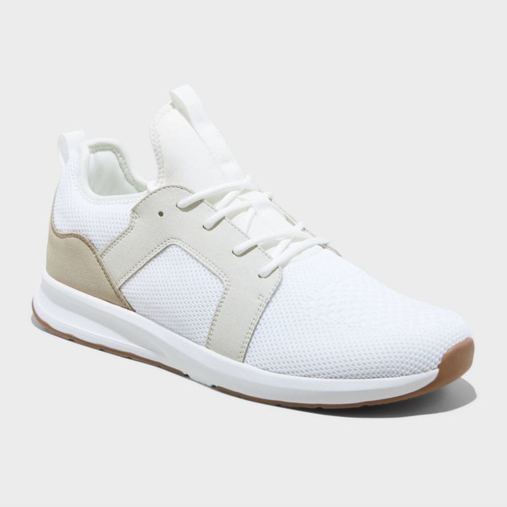 Men's Shaun Jogger Sneakers - Goodfellow & Co White 9.5